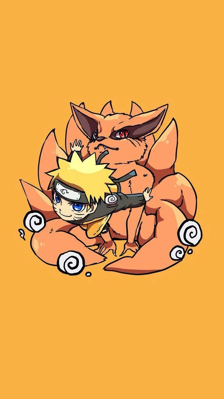 Free Download Naruto And Kurama Wallpaper Chibi Page 430034 (736 x 1309)