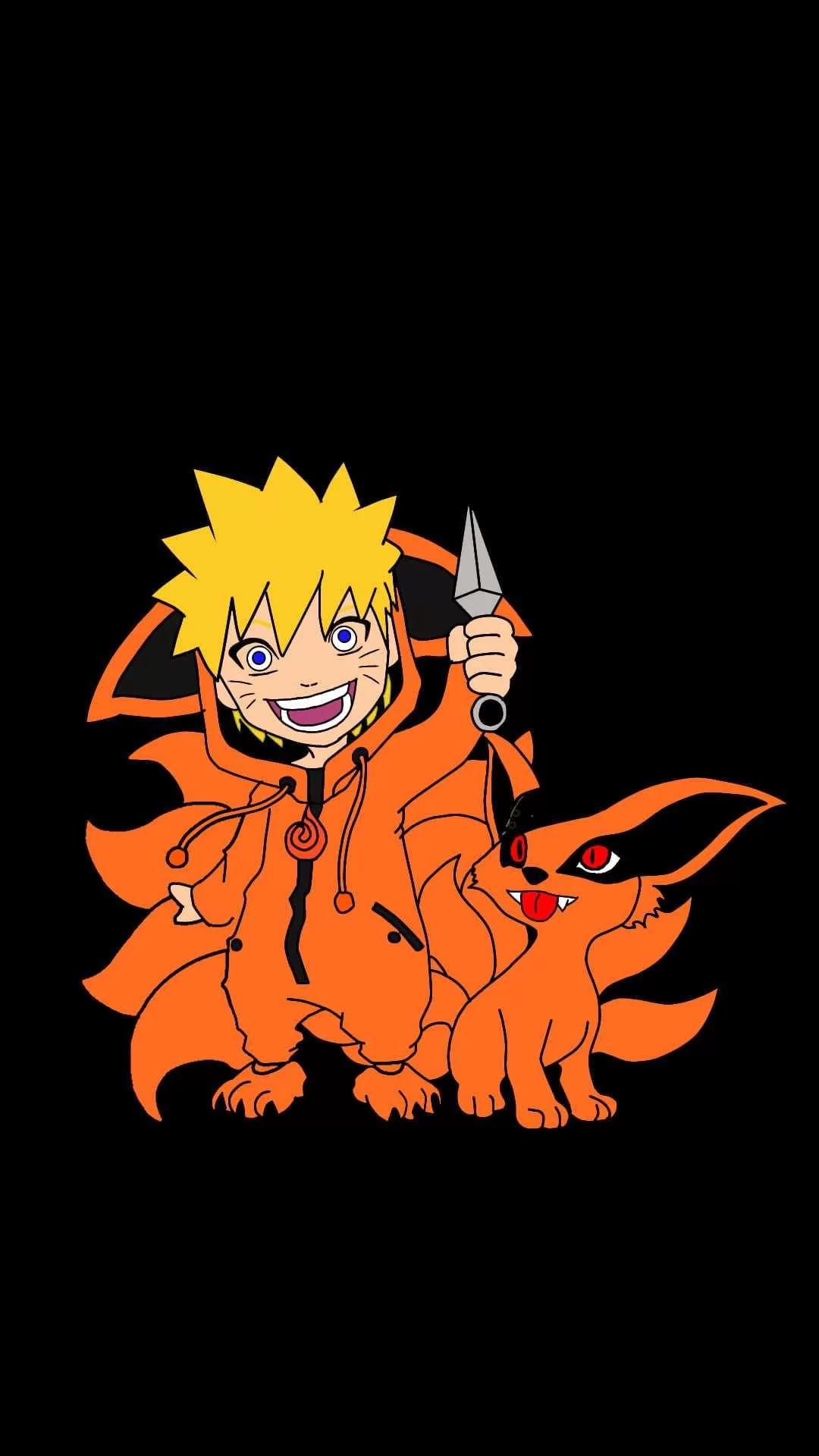 Free Download Naruto And Kurama Wallpaper Chibi Page 430043 (1080 x 1920)