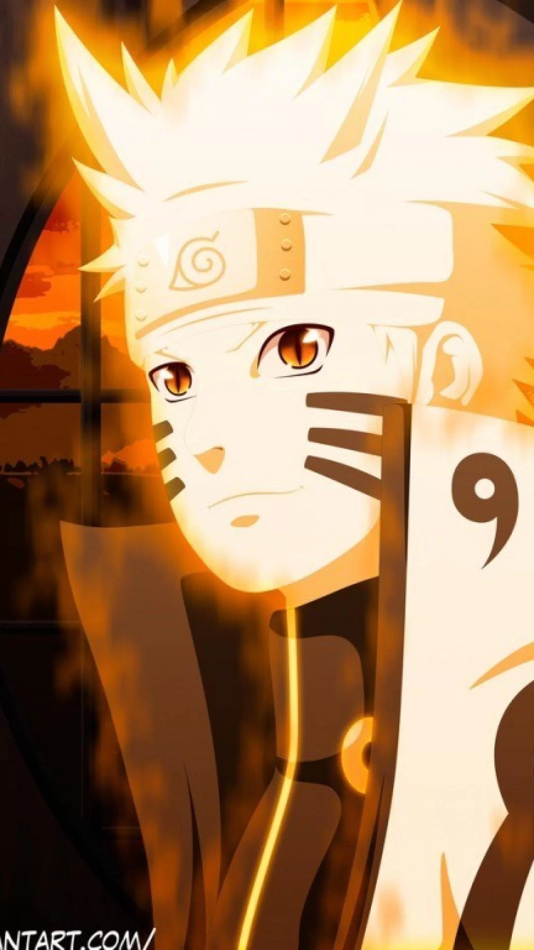 Free Download Naruto And Kurama Bijuu Mode Wallpaper Page 430049 (1080 x 1920)