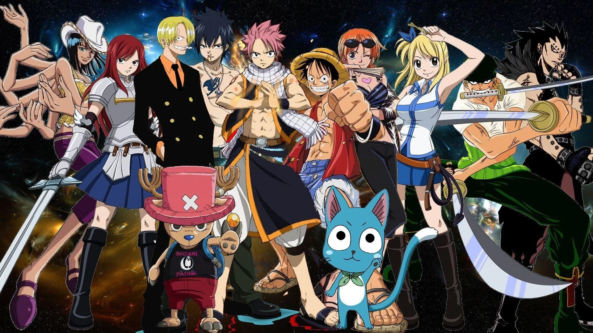 Free Download Naruto And Fairy Tail Wallpaper Page 433335 (1920 x 1080)