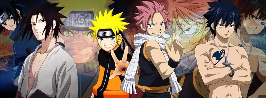 Free Download Naruto And Fairy Tail Wallpaper Page 433336 (851 x 315)