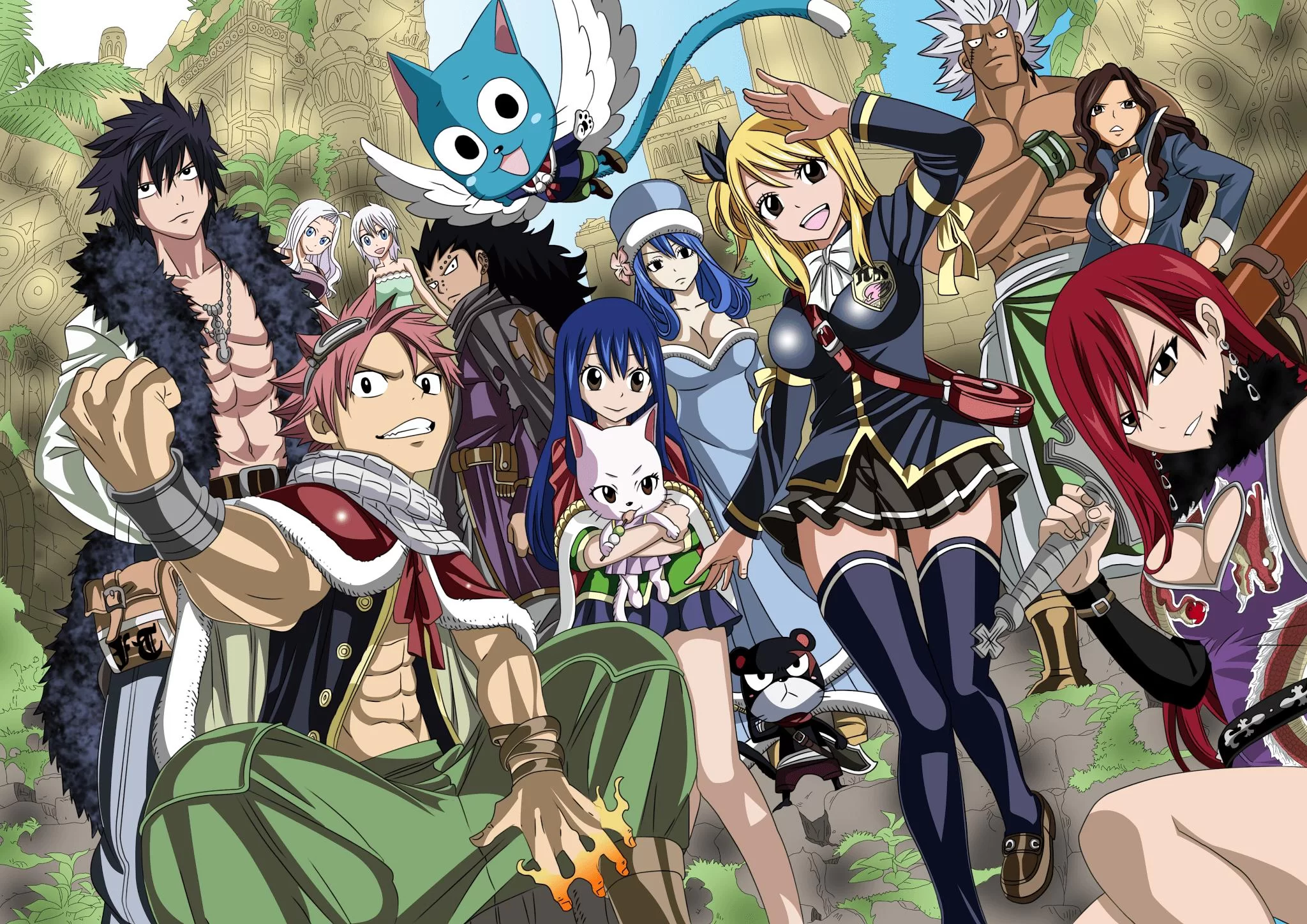 Free Download Naruto And Fairy Tail Wallpaper Page 433344 (2048 x 1448)