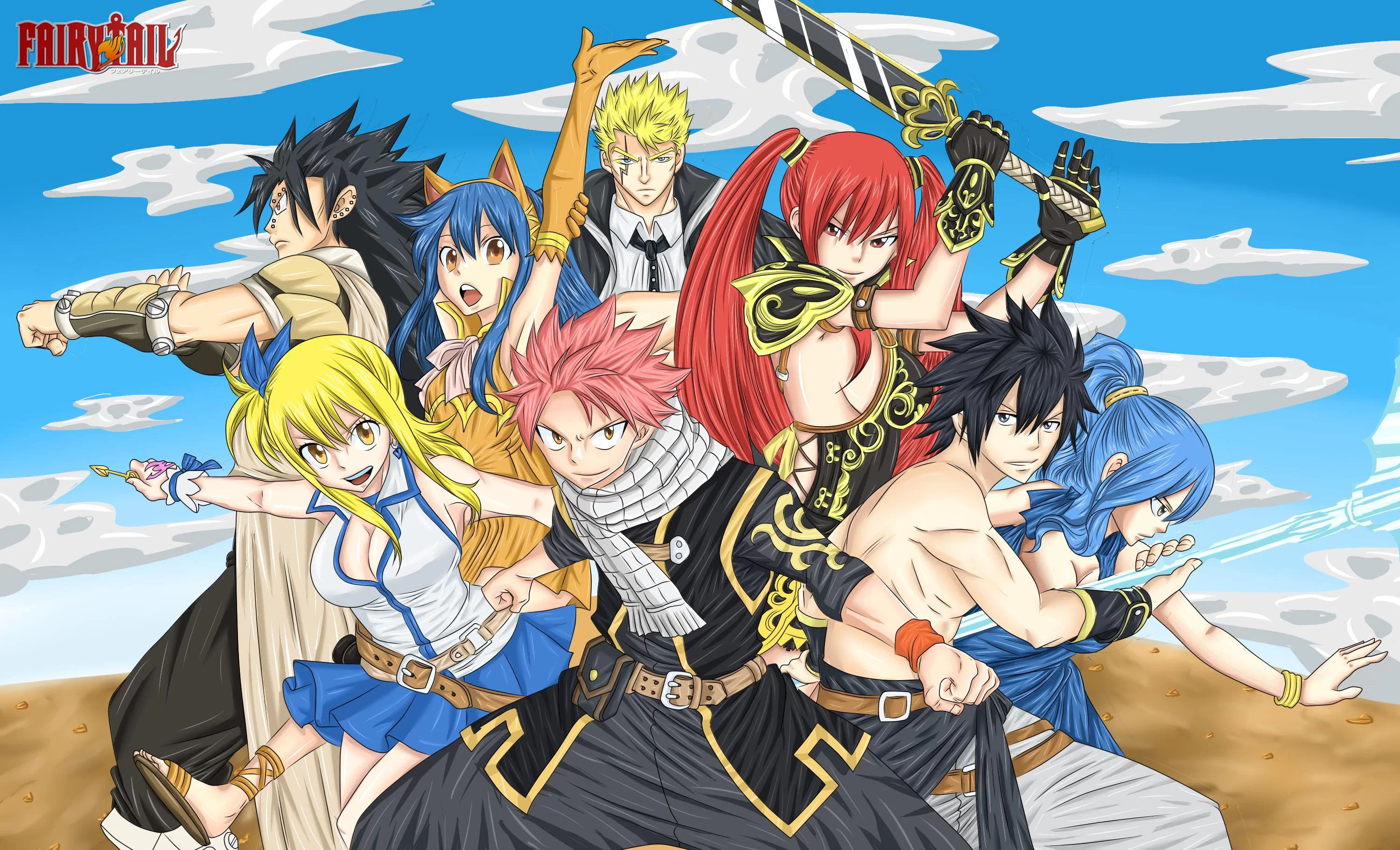 Free Download Naruto And Fairy Tail Wallpaper Page 433345 (3000 x 1821)
