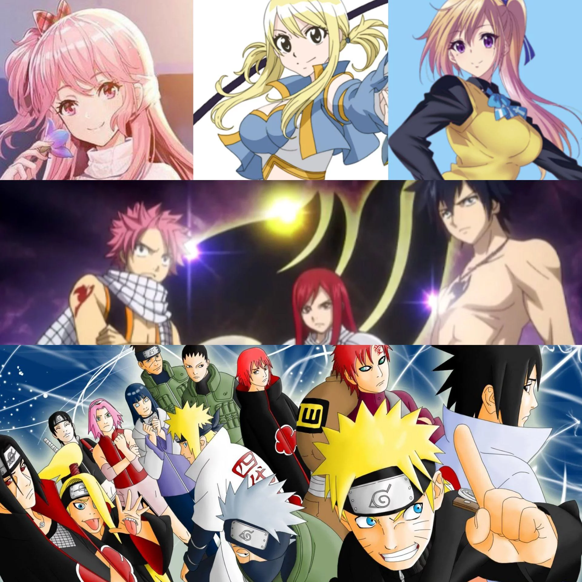 Free Download Naruto And Fairy Tail Wallpaper Page 433380 (1920 x 1920)
