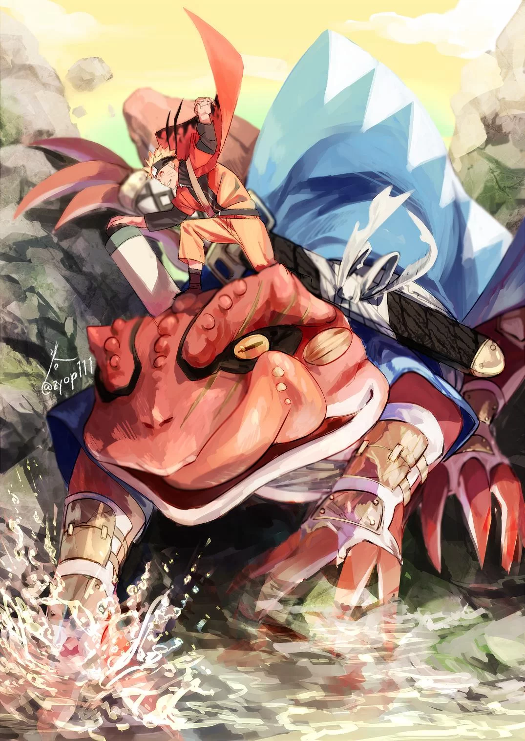 Free Download Naruto And Gabunta Wallpaper Page 435240 (1075 x 1517)