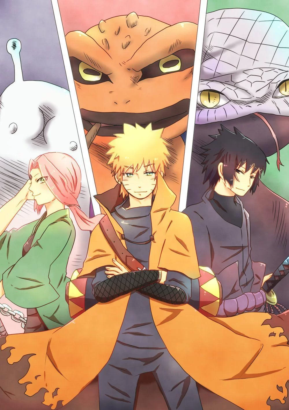 Free Download Naruto And Gabunta Wallpaper Page 435258 (1000 x 1416)