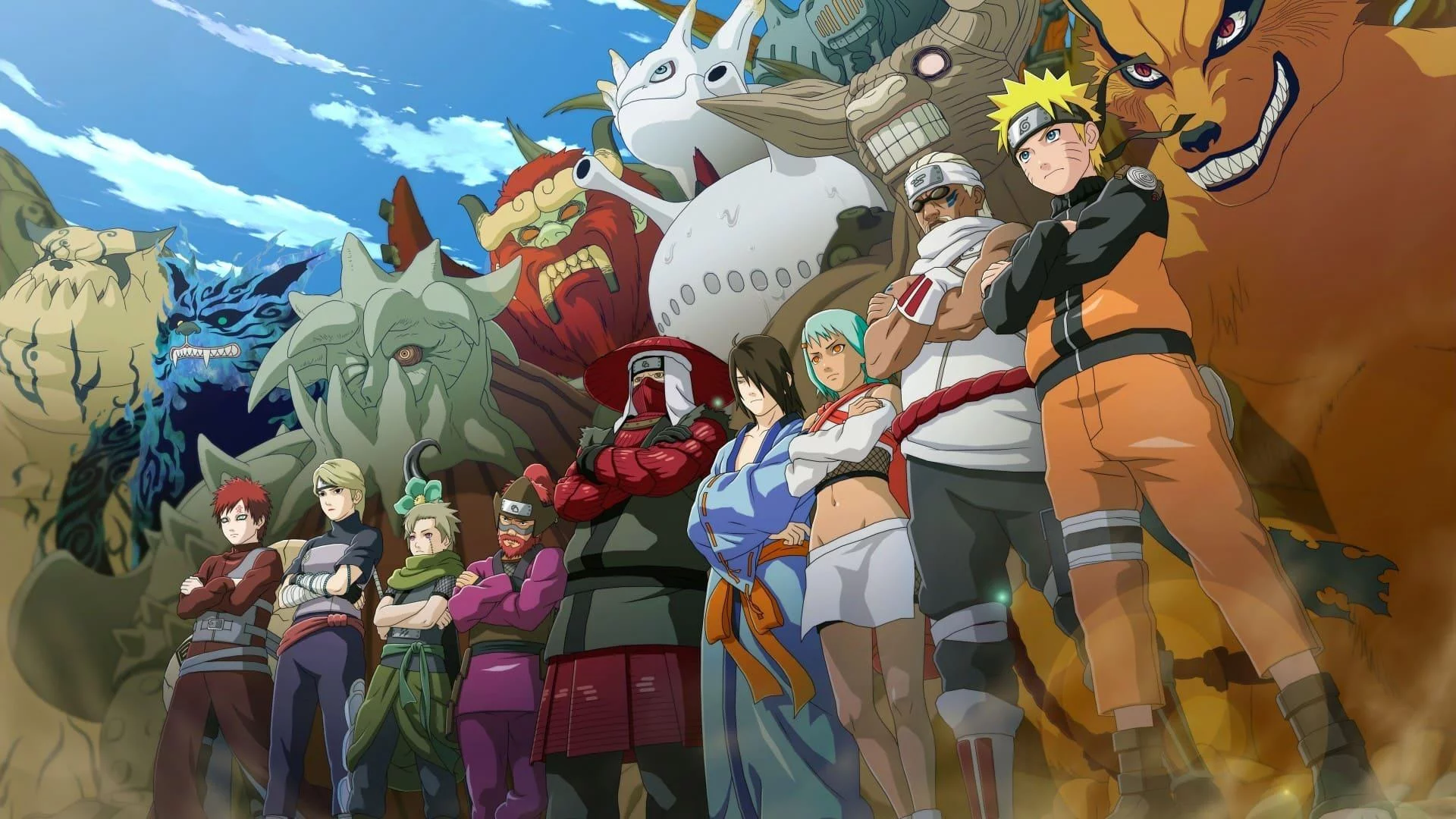 Free Download All Naruto Characters Background Wallpape Page 4353 (1920 x 1080)