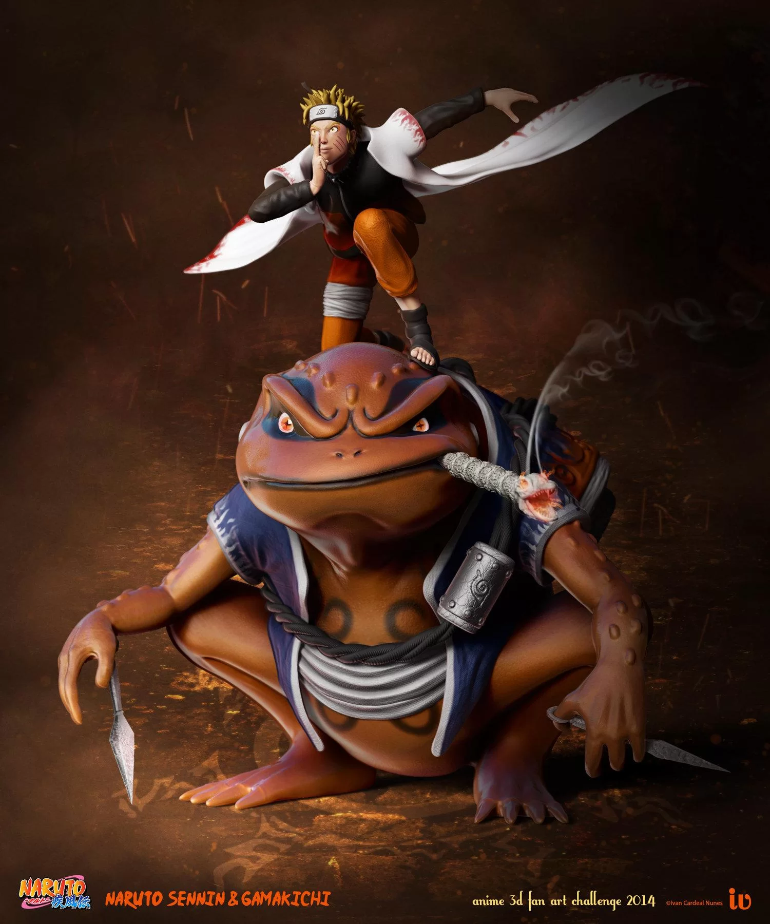 Free Download Naruto And Gamakichi Wallpaper Page 436546 (1500 x 1800)