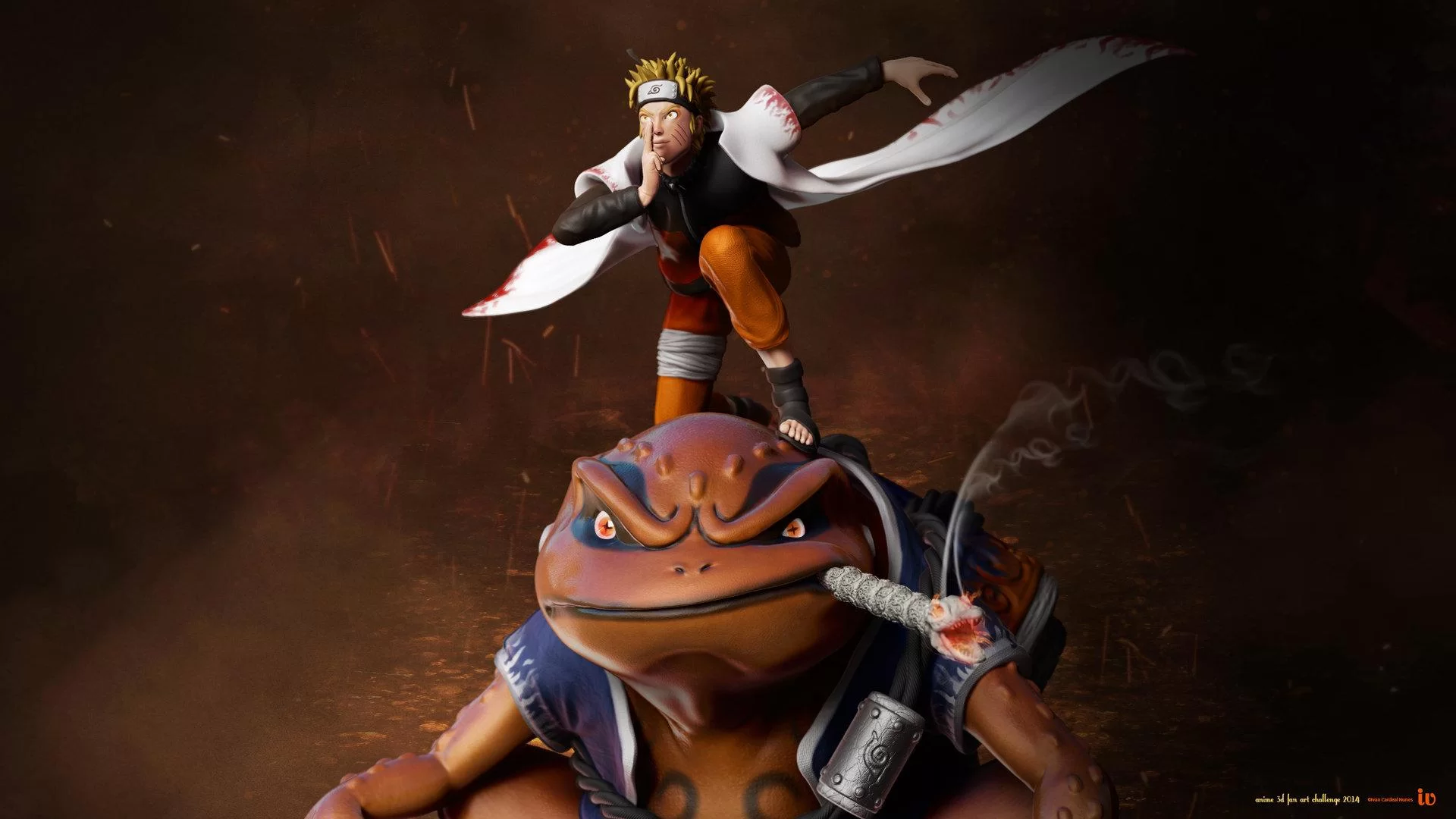 Free Download Naruto And Gamakichi Wallpaper Page 436594 (1920 x 1080)