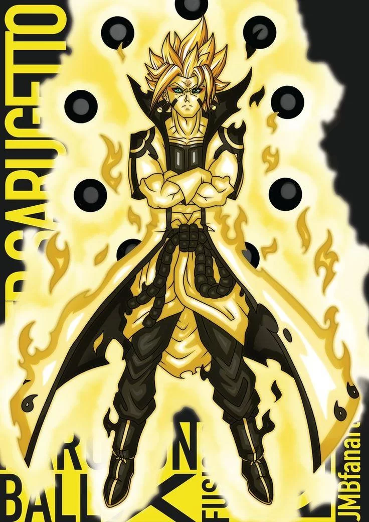 Free Download Naruto And Goku Fusion Wallpaper Page 436650 (736 x 1040)