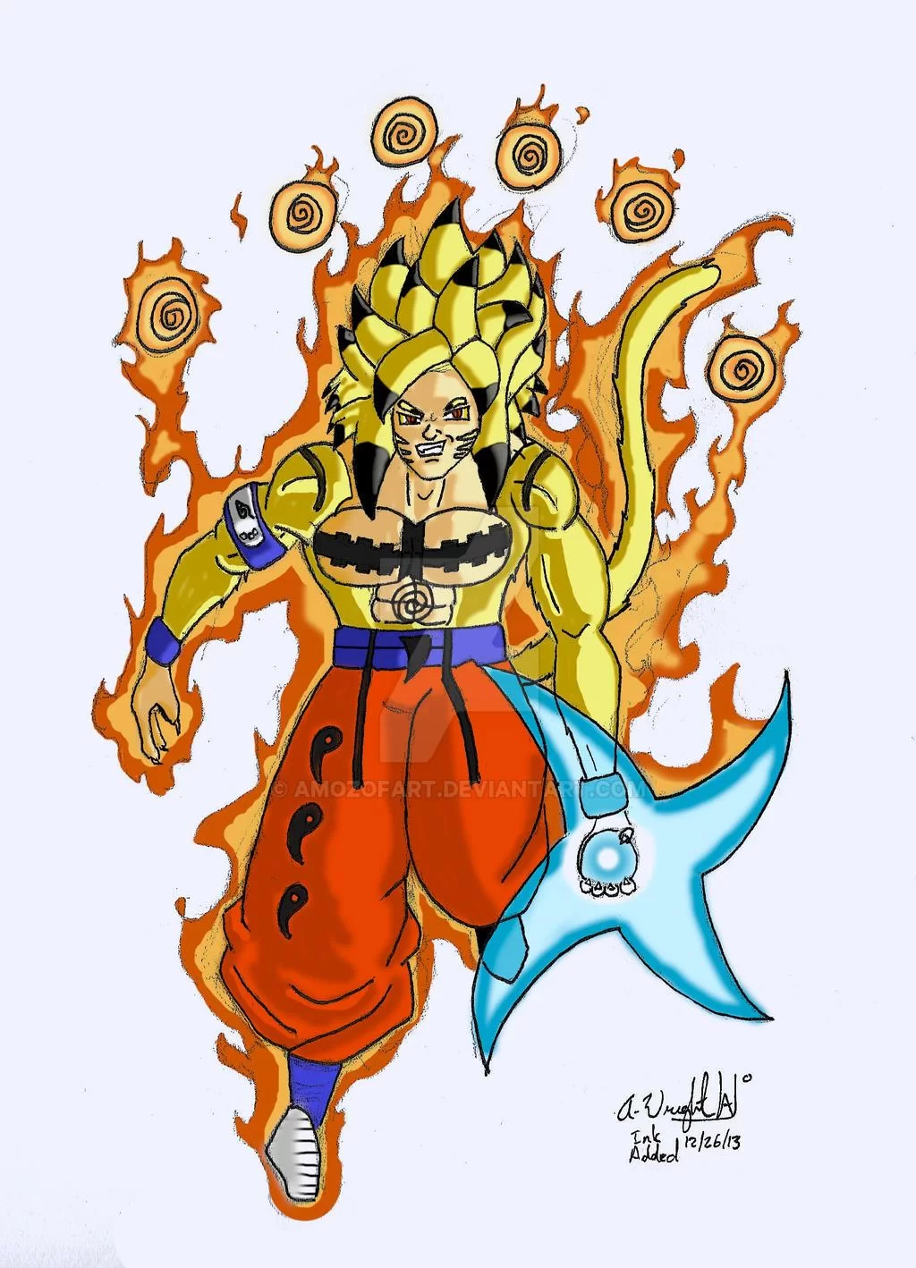 Free Download Naruto And Goku Fusion Wallpaper Page 436662 (1024 x 1418)