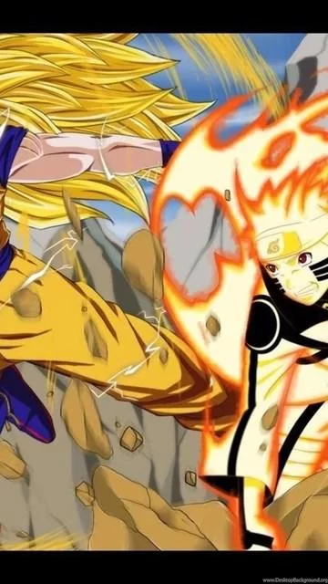 Free Download Naruto And Goku Fusion Wallpaper Page 436682 (360 x 640)
