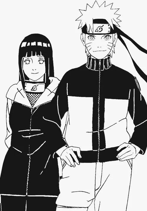 Free Download Naruto And Hinata Black And White Wallpaper Page 438461 (500 x 716)