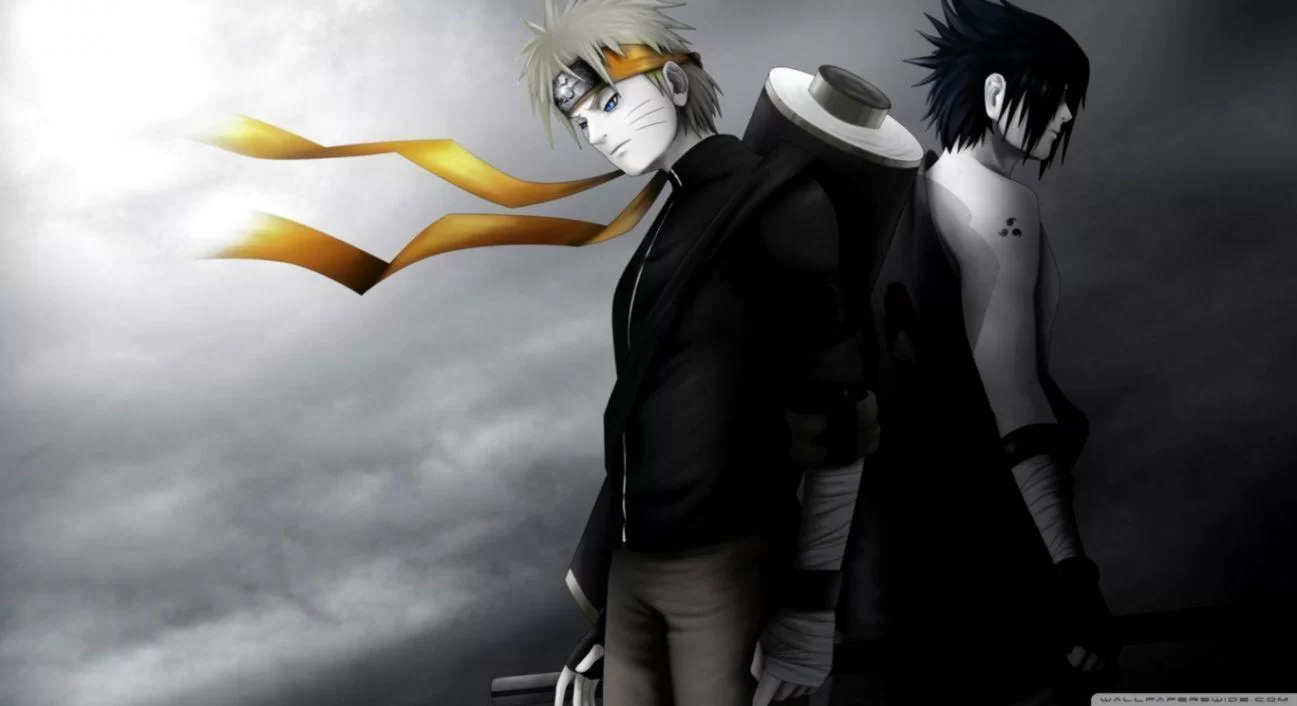 Free Download Naruto And Hinata Black And White Wallpaper Page 438468 (1297 x 706)