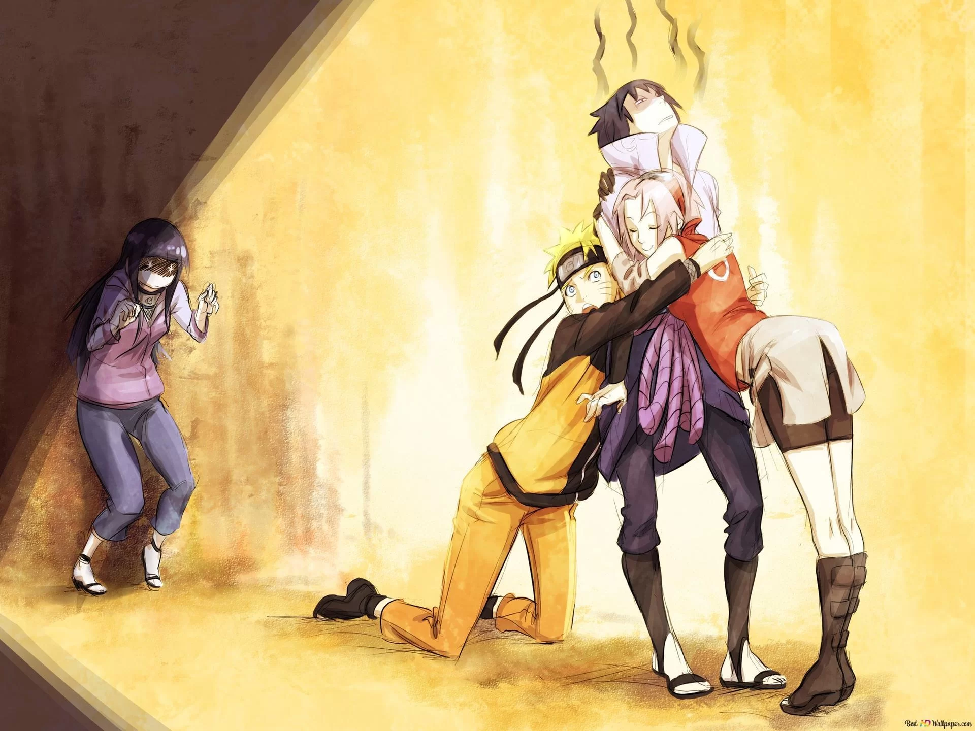 Free Download Naruto And Hinata Hd Wallpaper For Mobile Page 439985 (1920 x 1440)