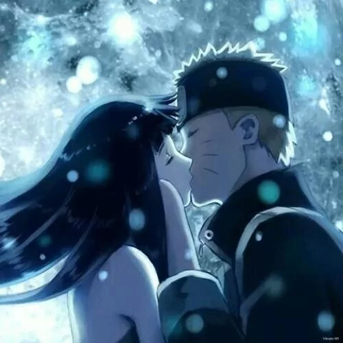 Free Download Naruto And Hinata Kiss Hd Wallpaper Page 441313 (500 x 500)
