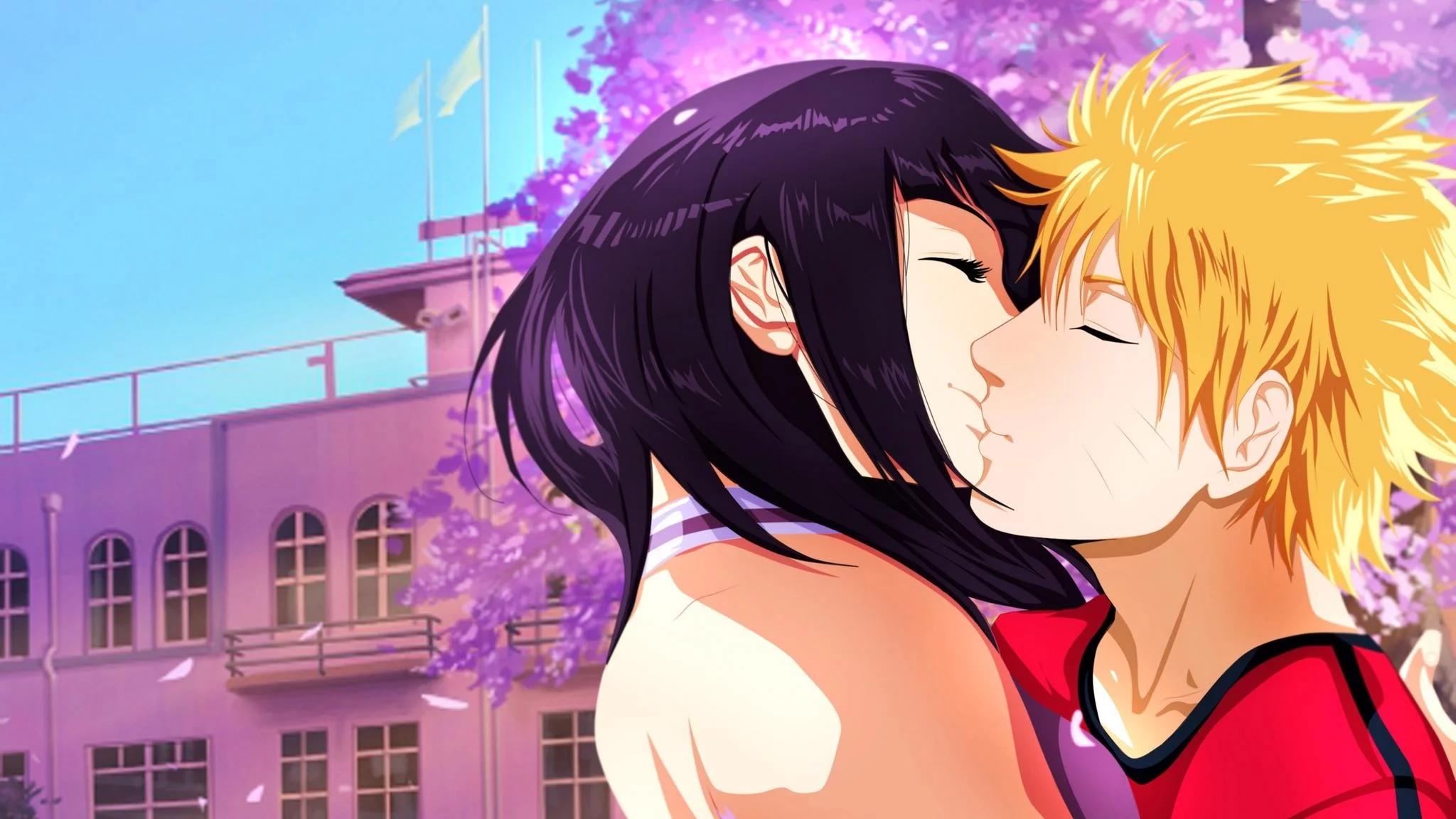 Free Download Naruto And Hinata Kissing Wallpaper Page 441904 (2048 x 1152)