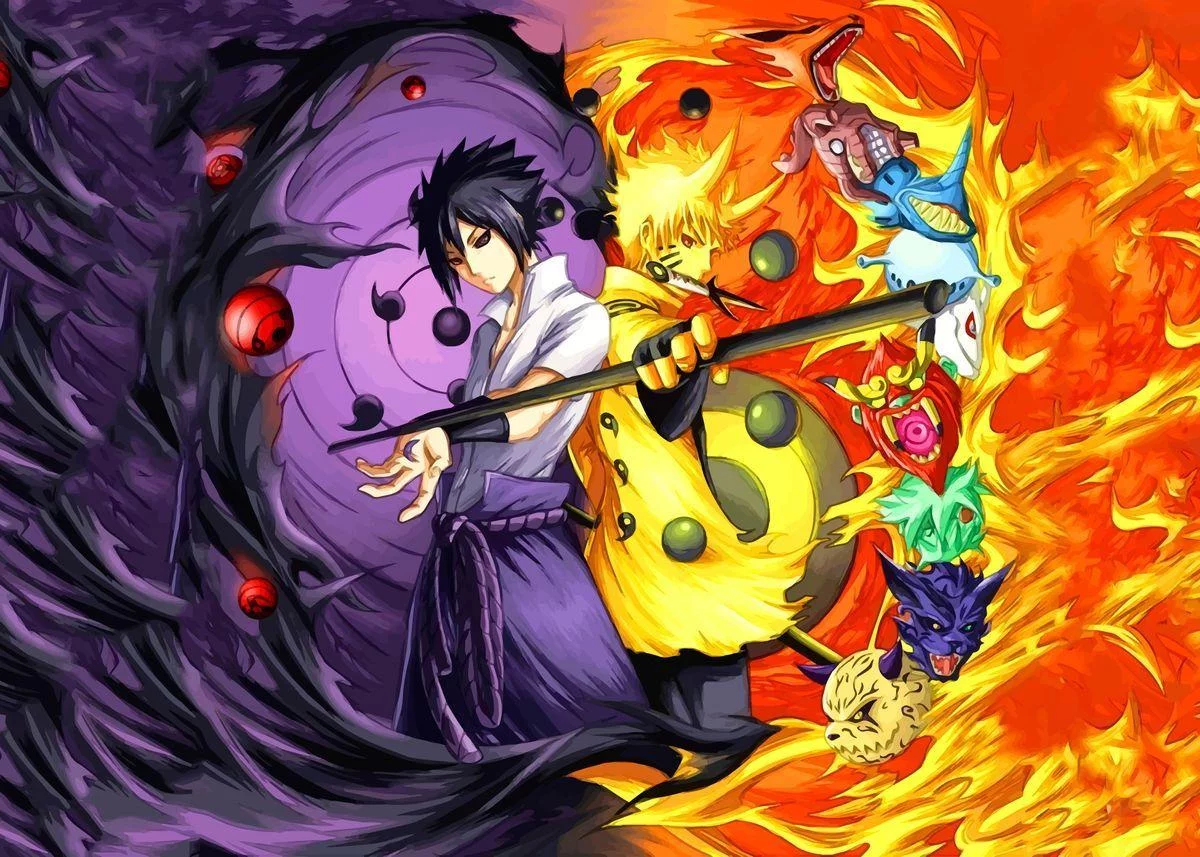 Free Download Naruto And Sasuke Clash Live Wallpaper Page 44232 (1200 x 857)