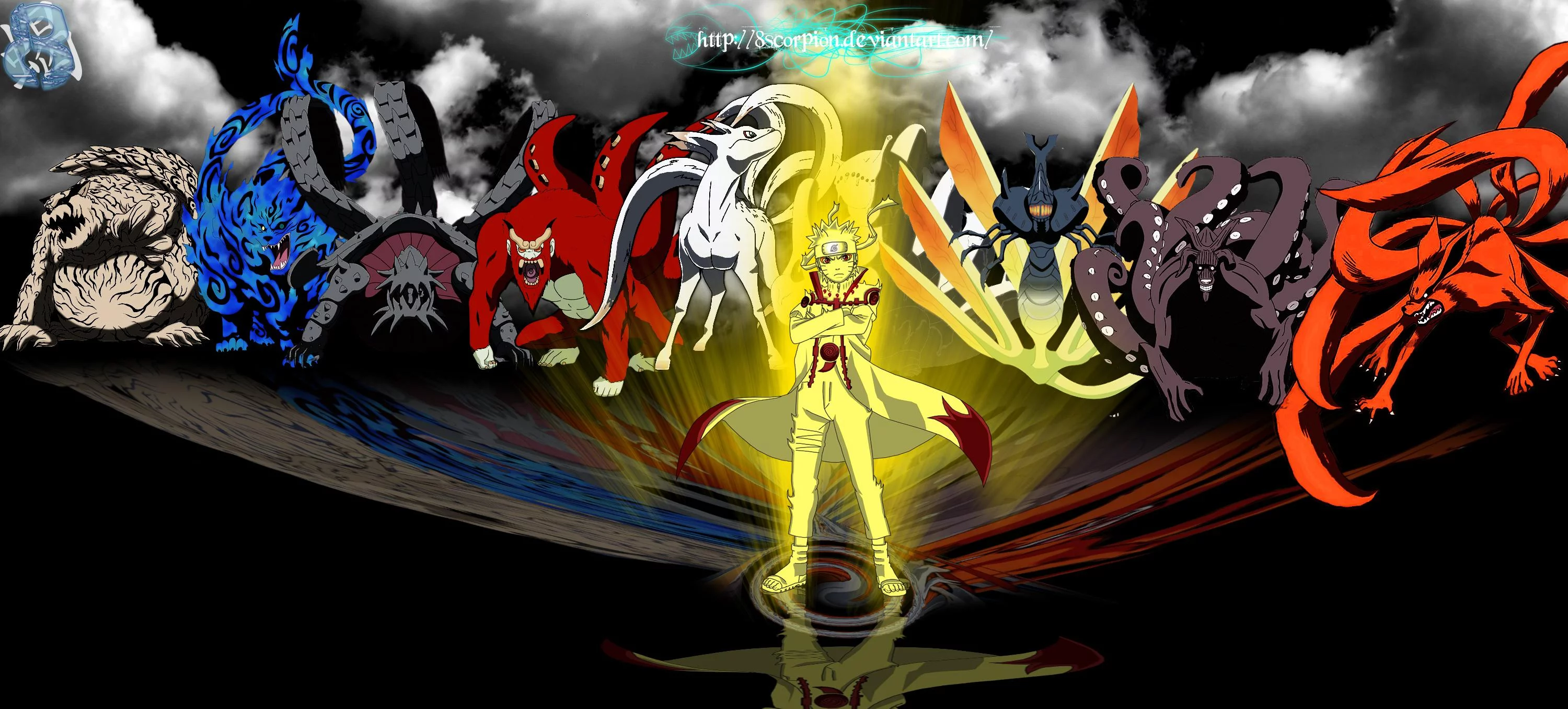 Free Download Naruto Shippuden Tailed Beast Wallpaper Page 44444 (3000 x 1356)