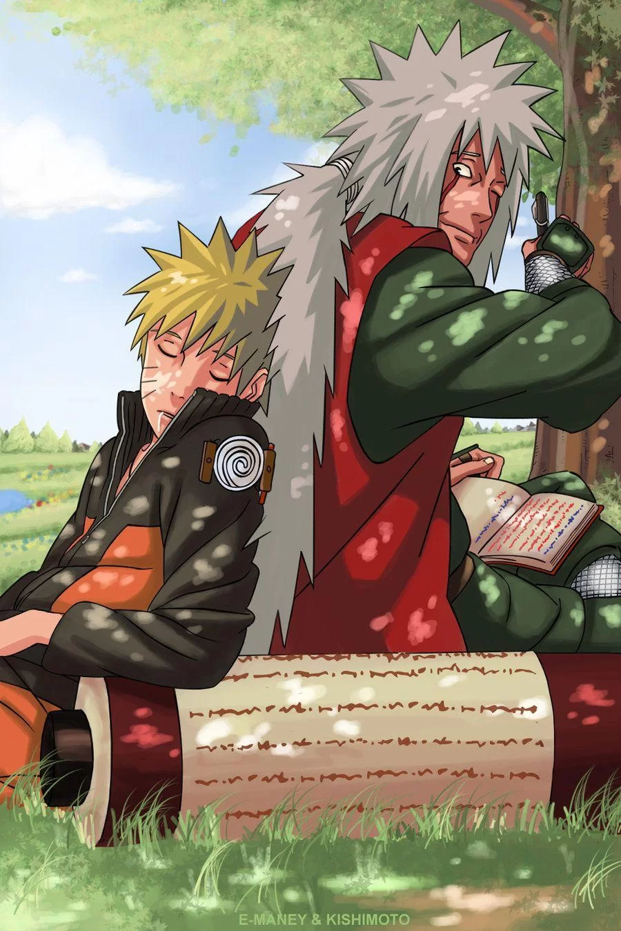 Free Download Naruto And Jiraya Ice Cream Wallpapeer Page 449560 (900 x 1350)