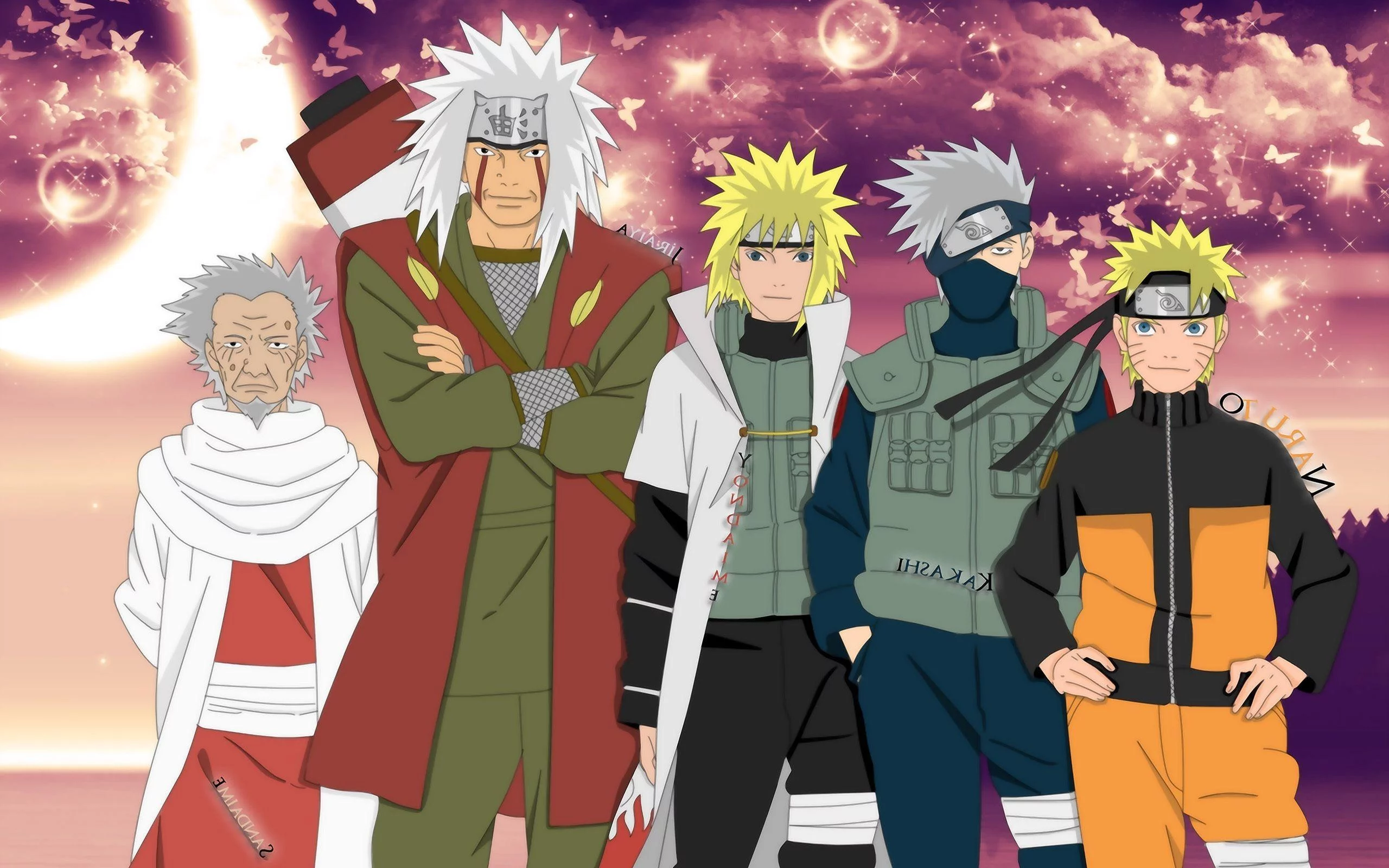 Free Download Naruto Kakashi Minato Wallpaper Page 450836 (2560 x 1600)