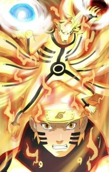 Free Download Naruto And Kurama Bijuu Mode Wallpaper Page 452217 (380 x 600)