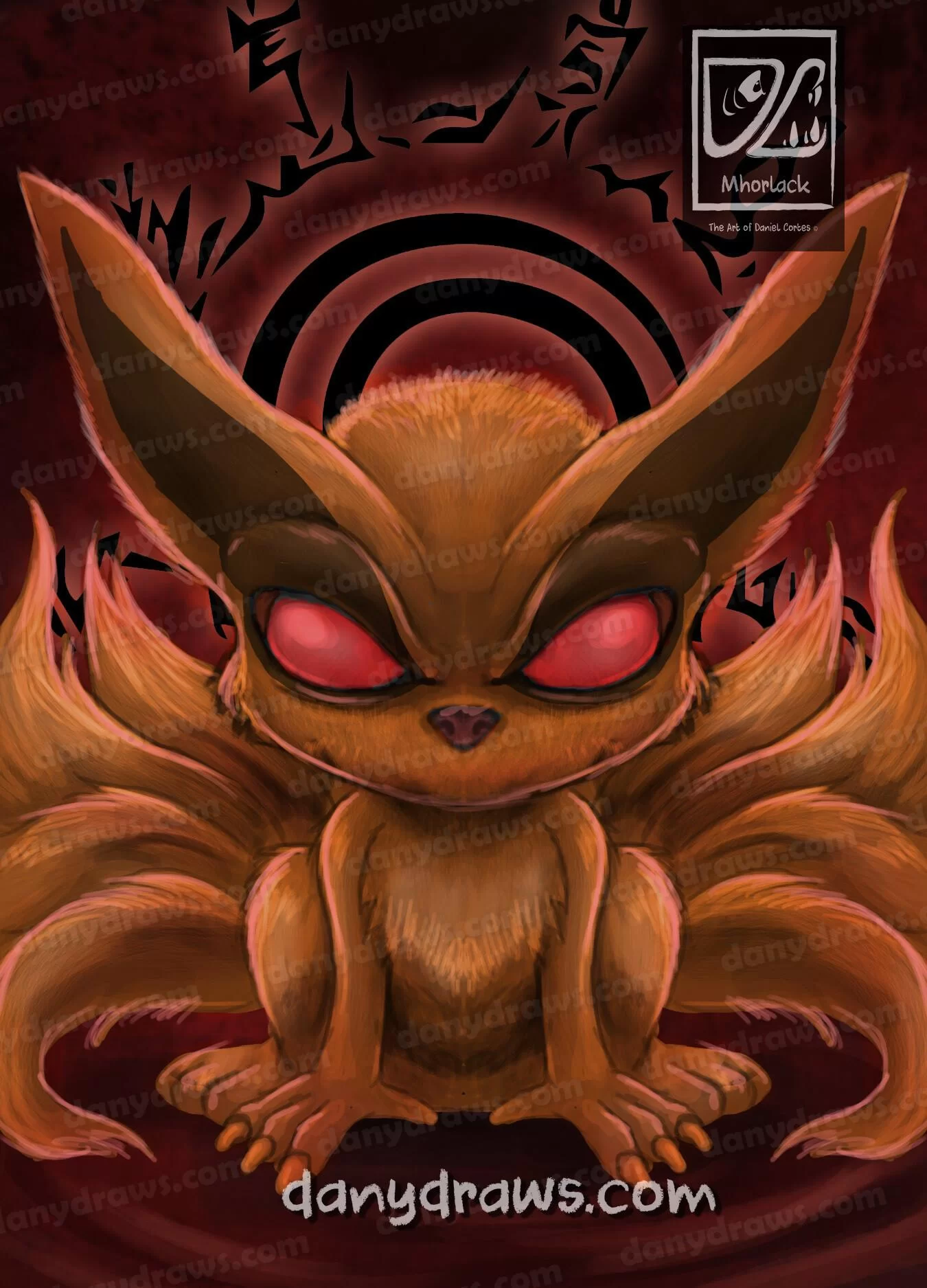 Free Download Naruto And Kurama Wallpaper Chibi Page 454252 (1350 x 1875)