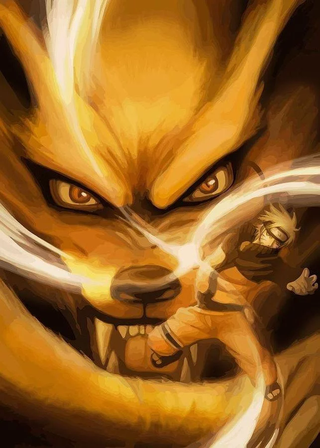 Free Download Naruto And Kurama Wallpaper Iphone Page 454282 (643 x 900)