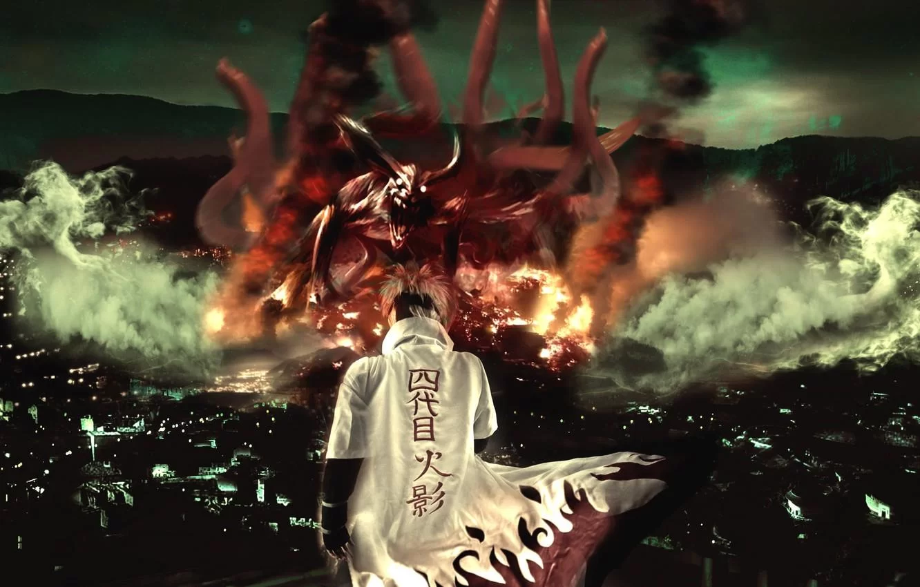 Free Download Naruto And Minato Kyuubi Mode Wallpaper Page 455913 (1332 x 850)