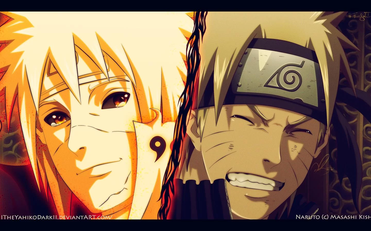 Free Download Naruto And Minato Kyuubi Mode Wallpaper Page 455923 (1440 x 900)