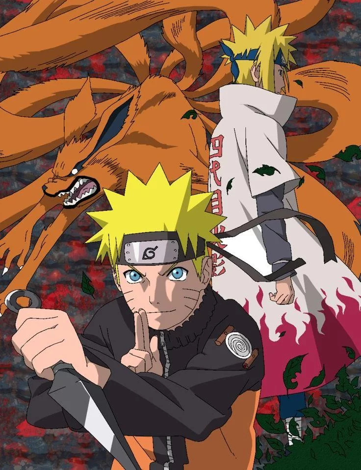 Free Download Naruto And Minato Kyuubi Mode Wallpaper Page 455929 (736 x 956)