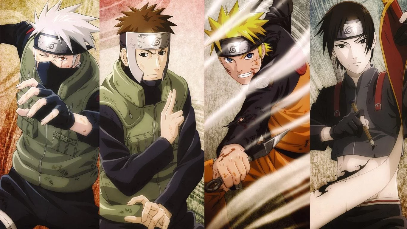 Free Download Naruto And Sasuke And Sai Hd Wallpaper Page 460369 (1366 x 768)