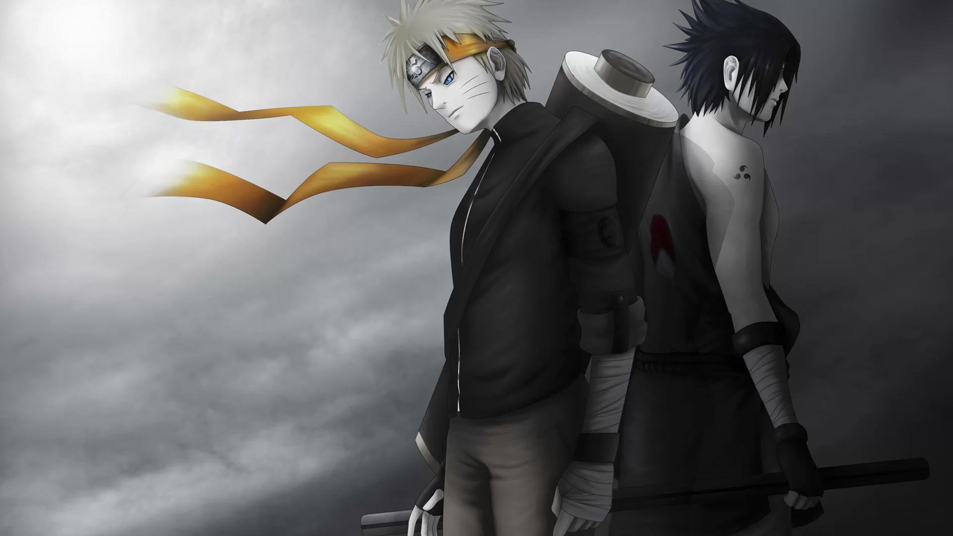 Free Download Naruto And Sasuke Big Monster Wallpaper Page 461514 (1920 x 1080)