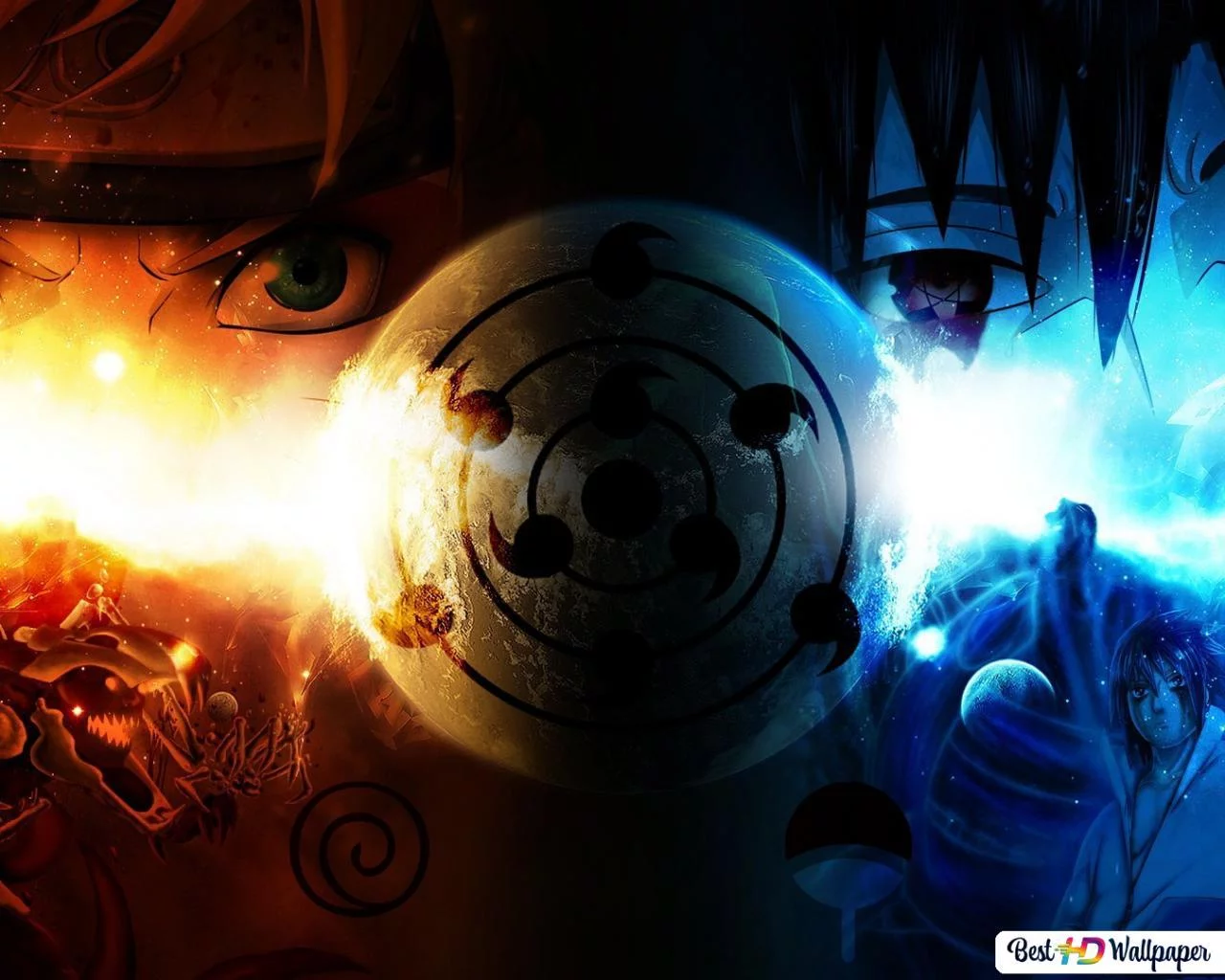 Free Download Naruto And Sasuke Clash Wallpapers Page 461603 (1280 x 1024)