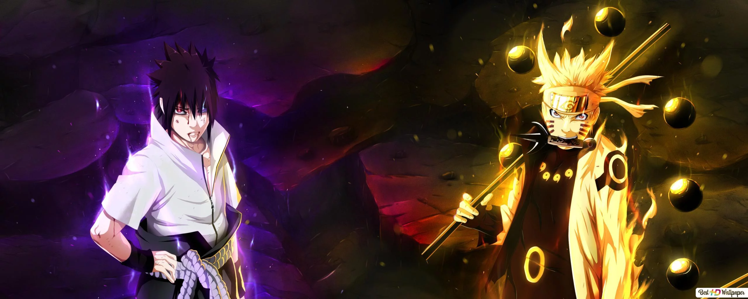 Free Download Naruto And Sasuke Dual Monitor Wallpaper 2560x1024 Page 462597 (2560 x 1024)