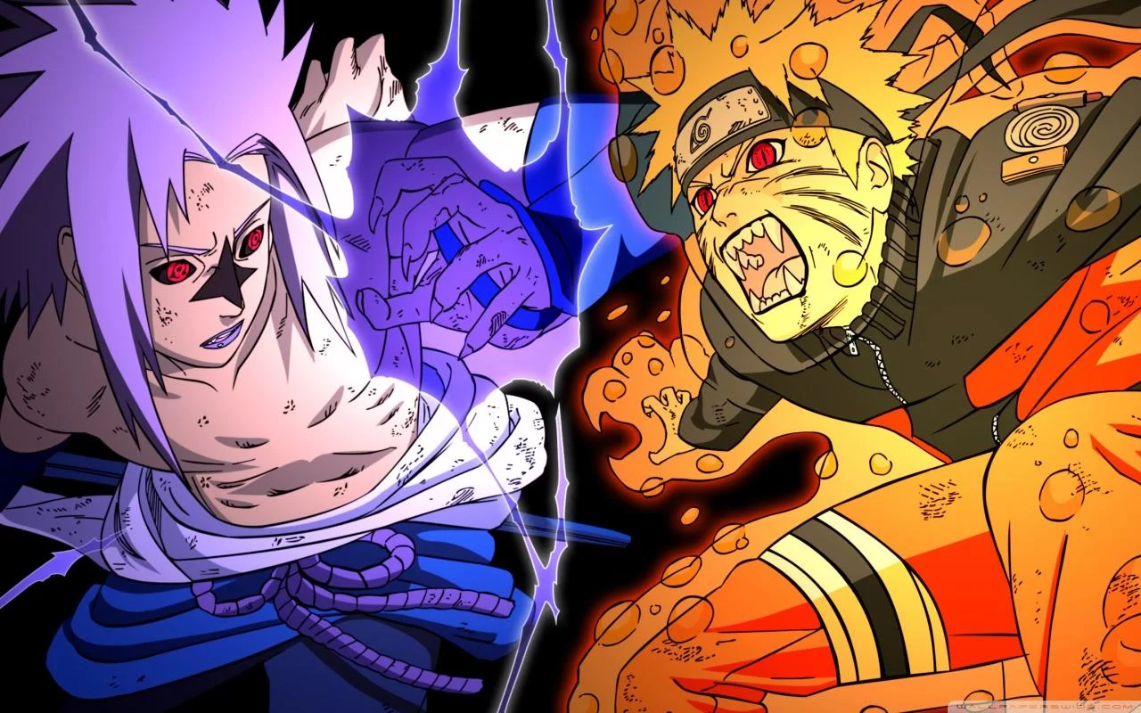 Free Download Naruto And Sasuke Dual Monitor Wallpaper 2560x1024 Page 462614 (1280 x 800)