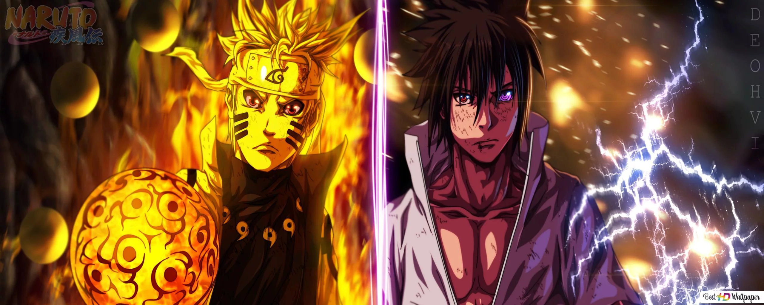 Free Download Naruto And Sasuke Dual Monitor Wallpaper 2560x1024 Page 462622 (2560 x 1024)