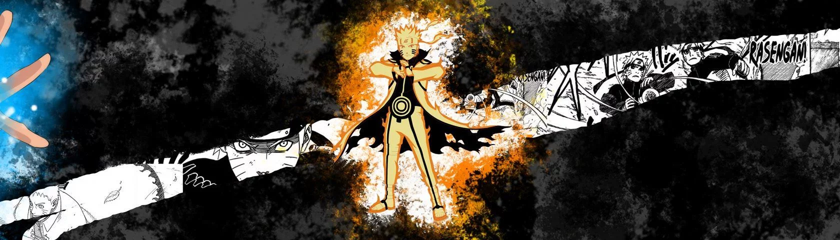Free Download Naruto And Sasuke Dual Monitor Wallpaper 2560x1024 Page 462623 (1680 x 480)