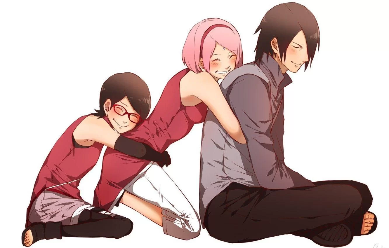 Free Download Naruto And Sasuke Family Wallpaper Page 462714 (1332 x 850)