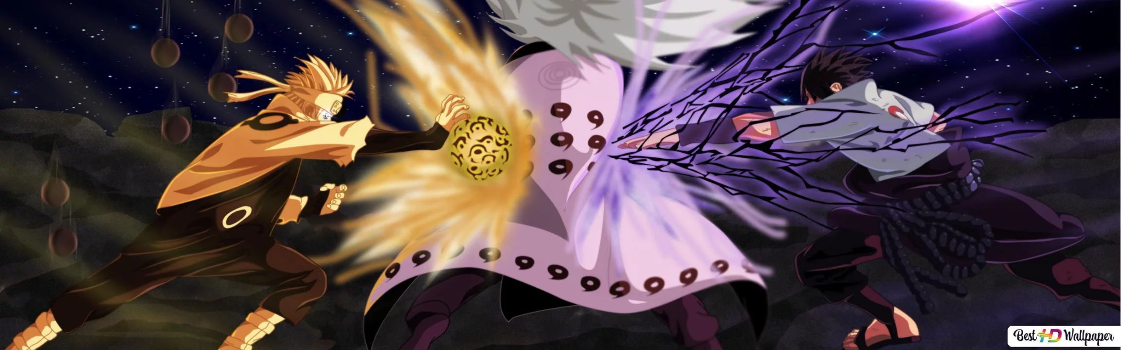 Free Download Naruto And Sasuke Fight Wallpaper Page 464320 (2304 x 720)