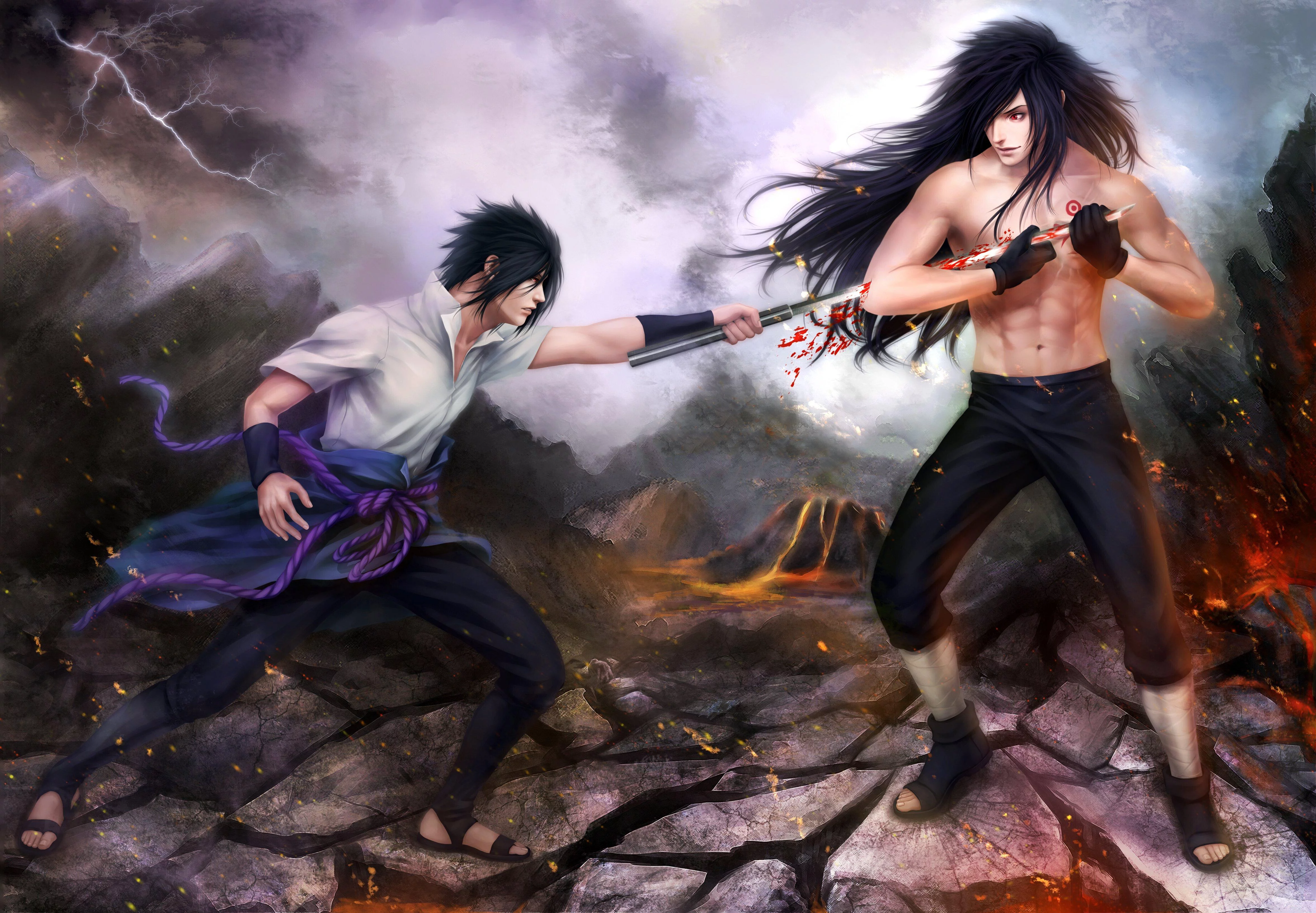 Free Download Naruto And Sasuke Final Battlehd Wallpaper Page 464343 (4705 x 3265)