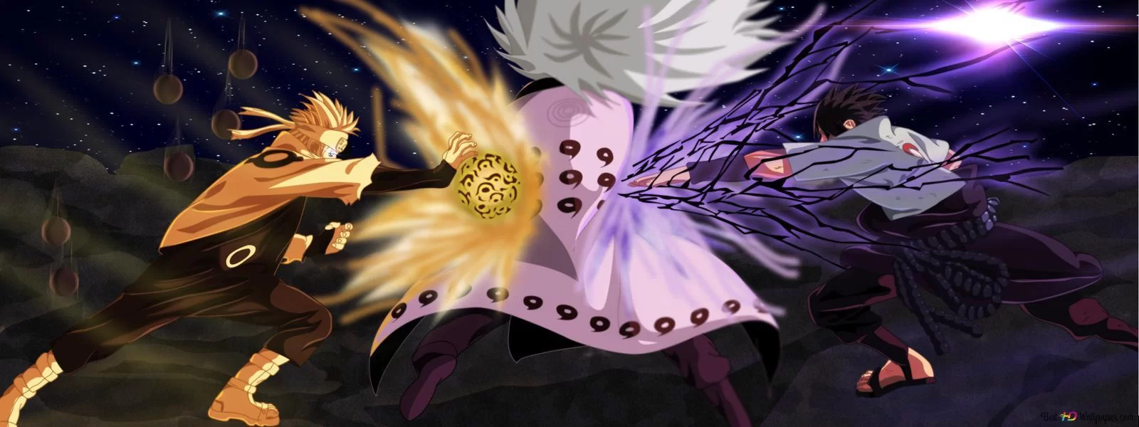 Free Download Naruto And Sasuke Final Battlehd Wallpaper Page 464477 (1600 x 600)