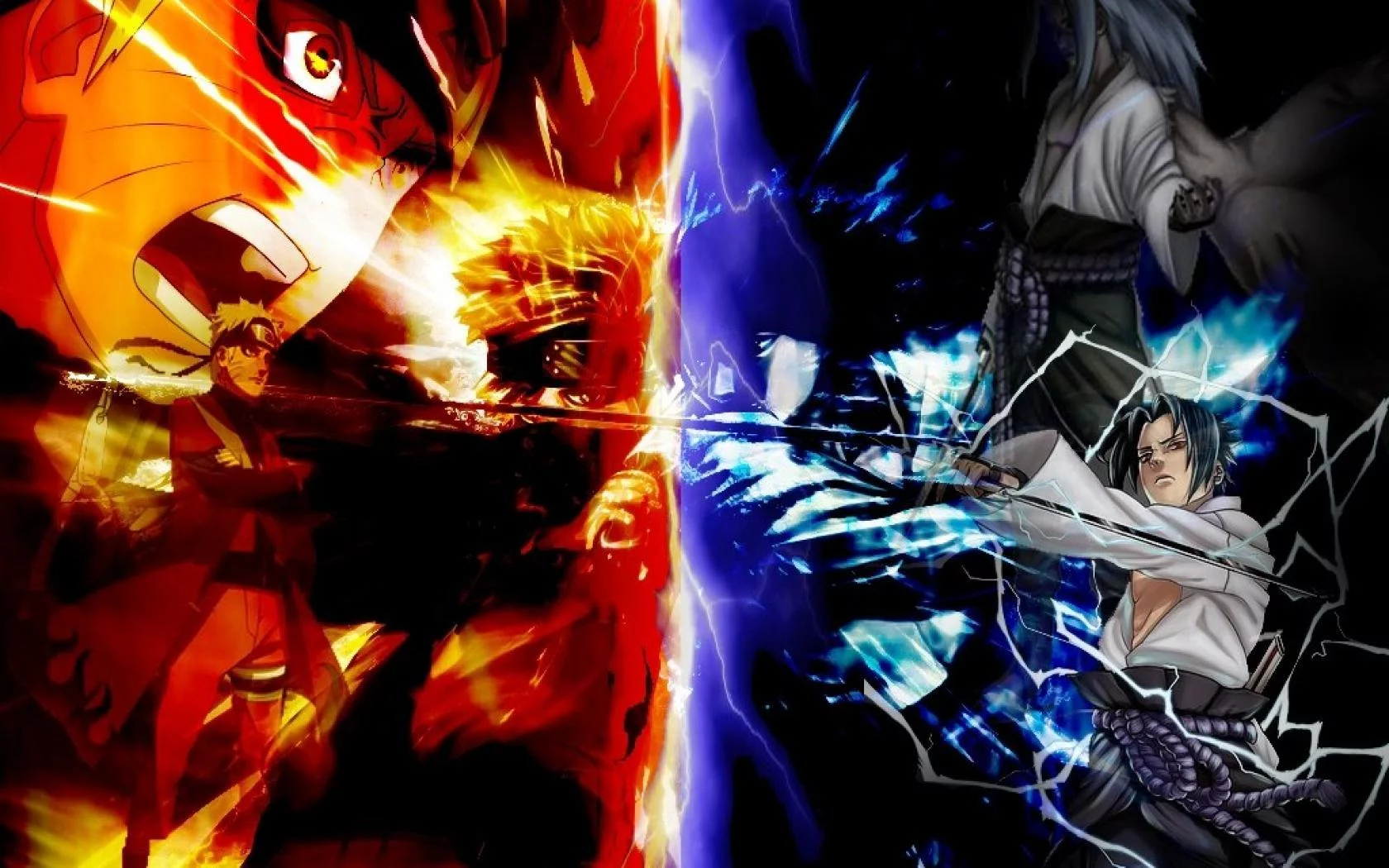 Free Download Naruto And Sasuke Final Fight Live Wallpaper Page 465848 (1680 x 1050)