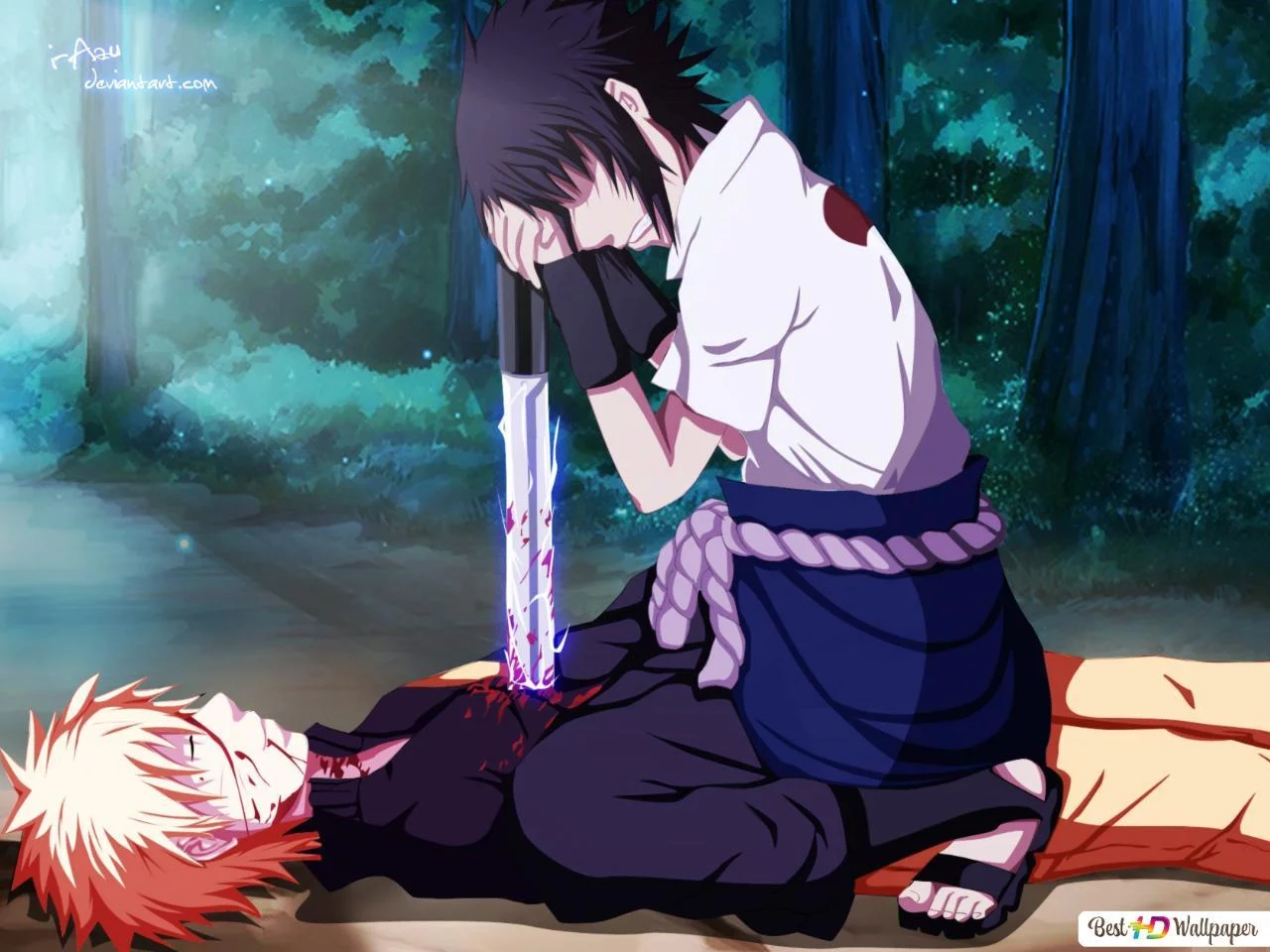 Free Download Naruto And Sasuke Final Fight Wallpaper Page 465870 (1280 x 960)