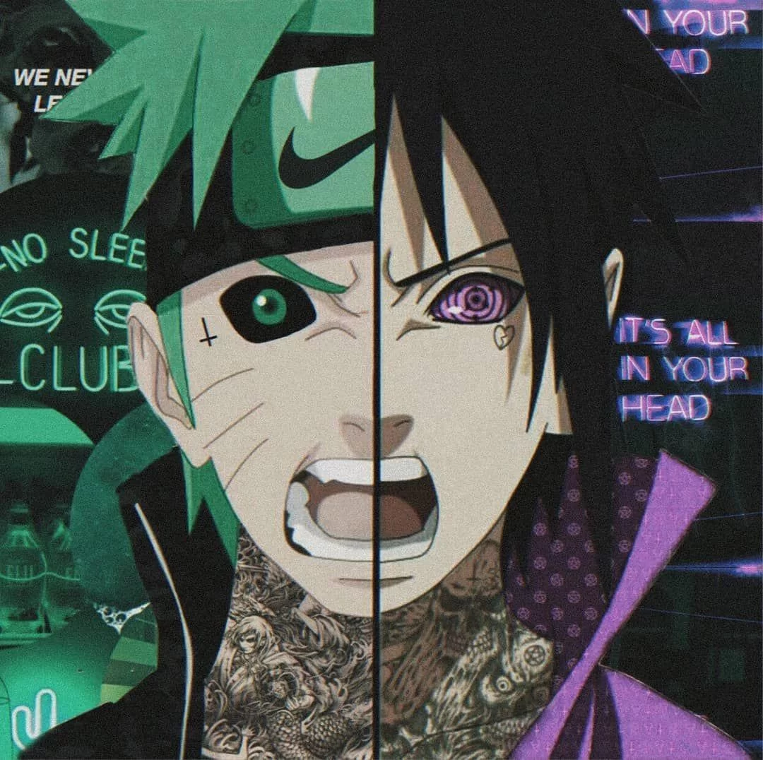 Free Download Naruto And Sasuke Head To Head Wallpaper Page 467429 (1080 x 1076)