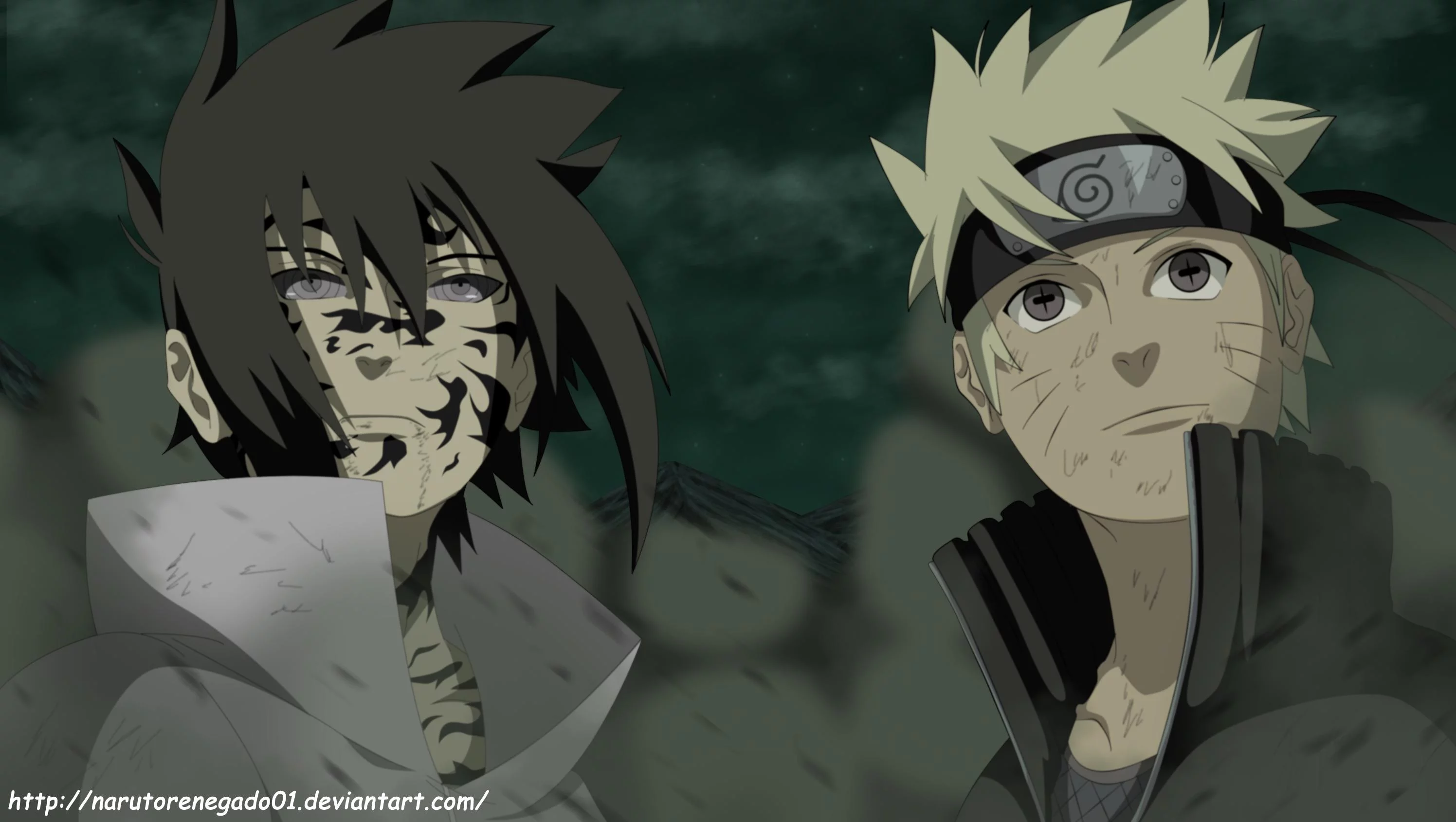 Free Download Naruto And Sasuke Head To Head Wallpaper Page 467432 (2992 x 1689)