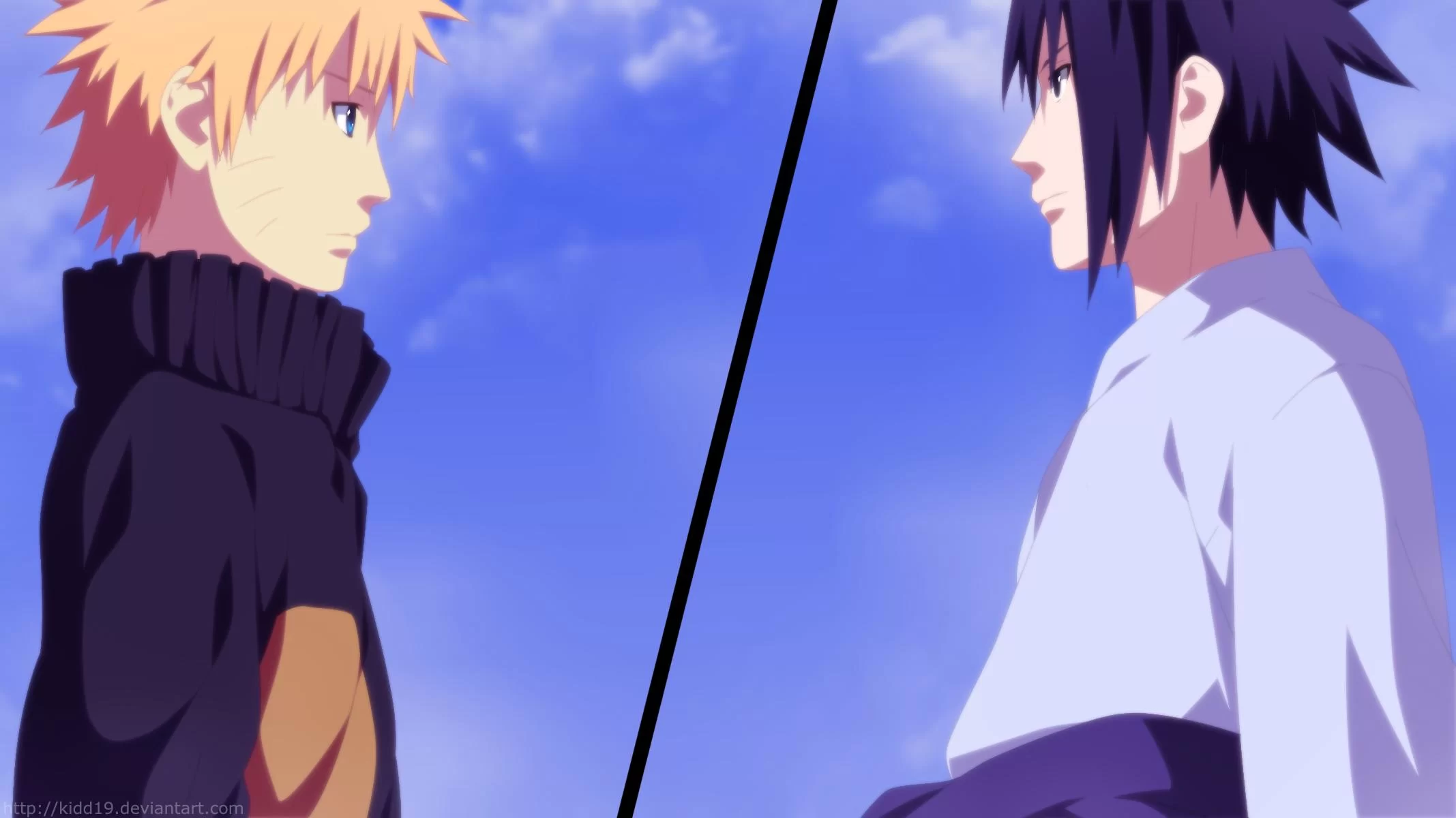 Free Download Naruto And Sasuke Head To Head Wallpaper Page 467441 (2135 x 1200)
