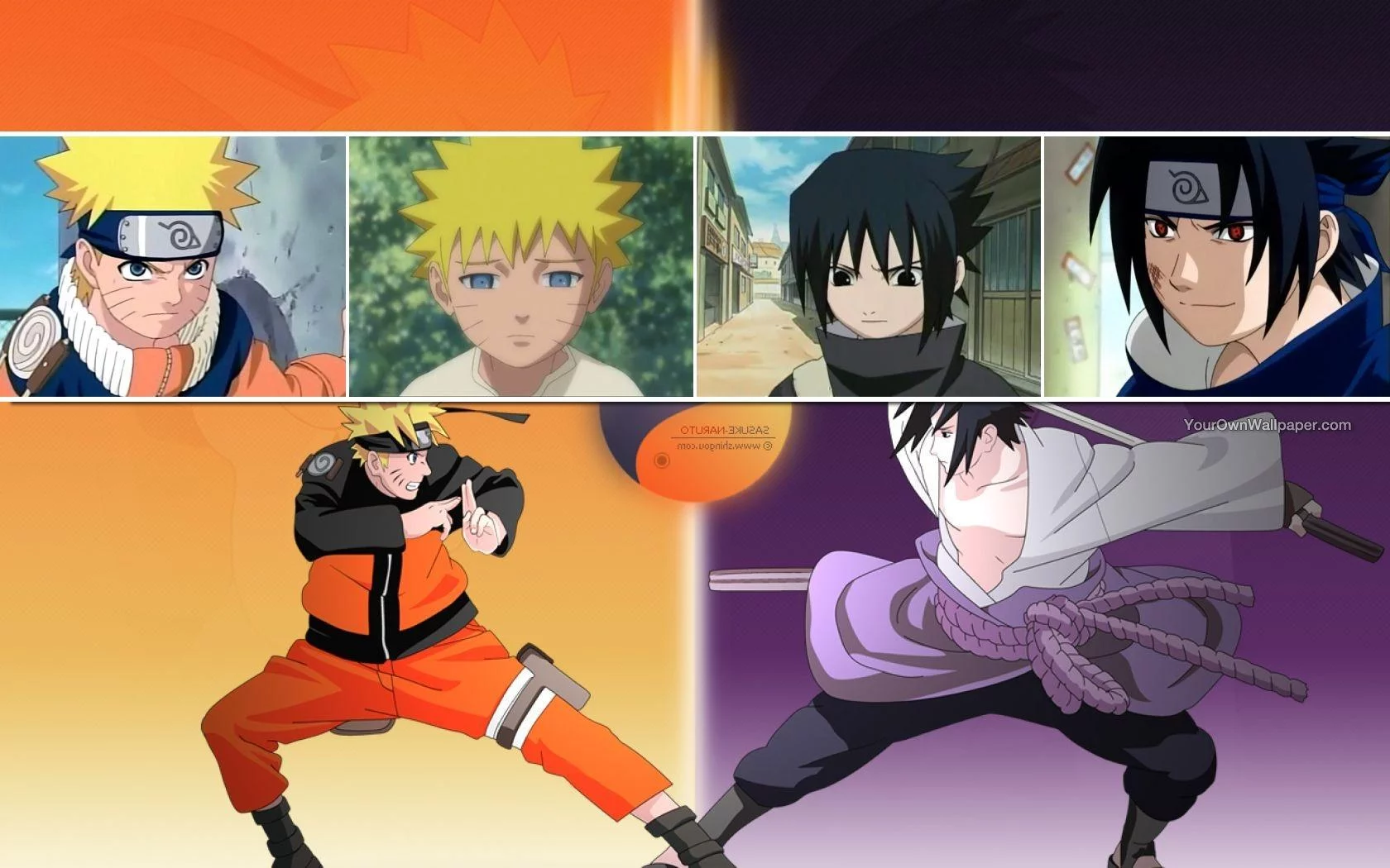Free Download Naruto Uzumaki And Sasuke Uchiha Wallpaper Page 46951 (1680 x 1050)