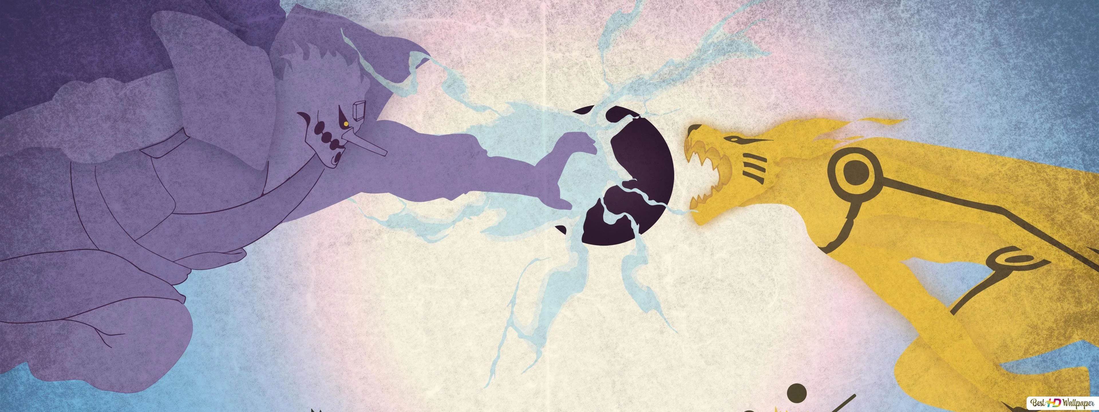 Free Download Naruto And Sasuke Minimalist Wallpaper Page 469941 (3840 x 1440)