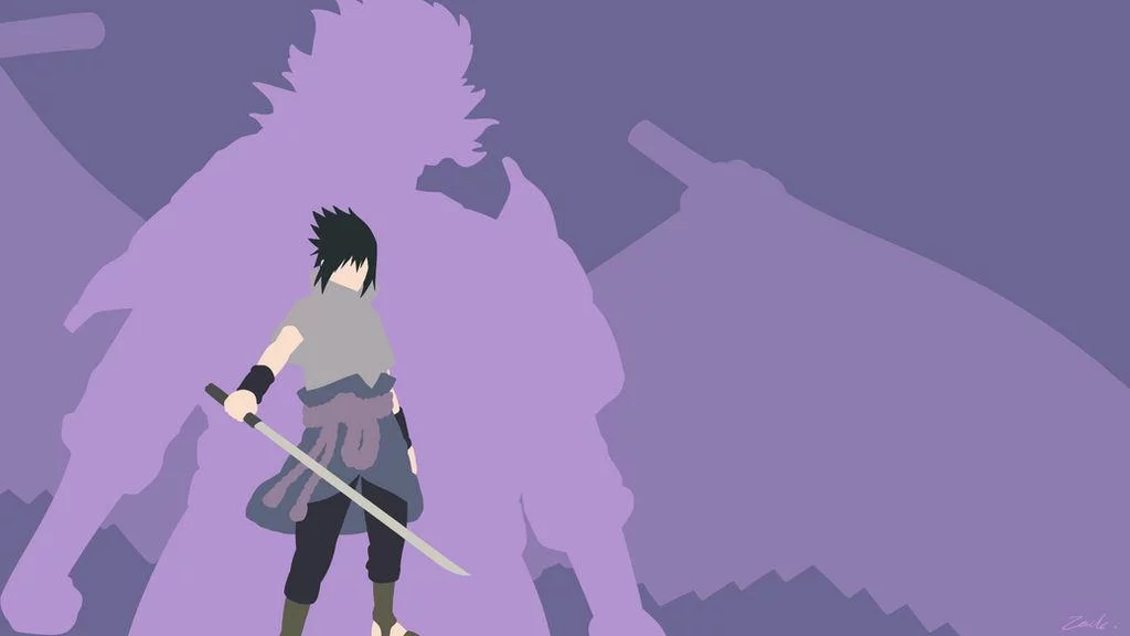 Free Download Naruto And Sasuke Minimalist Wallpaper Page 469955 (1024 x 576)